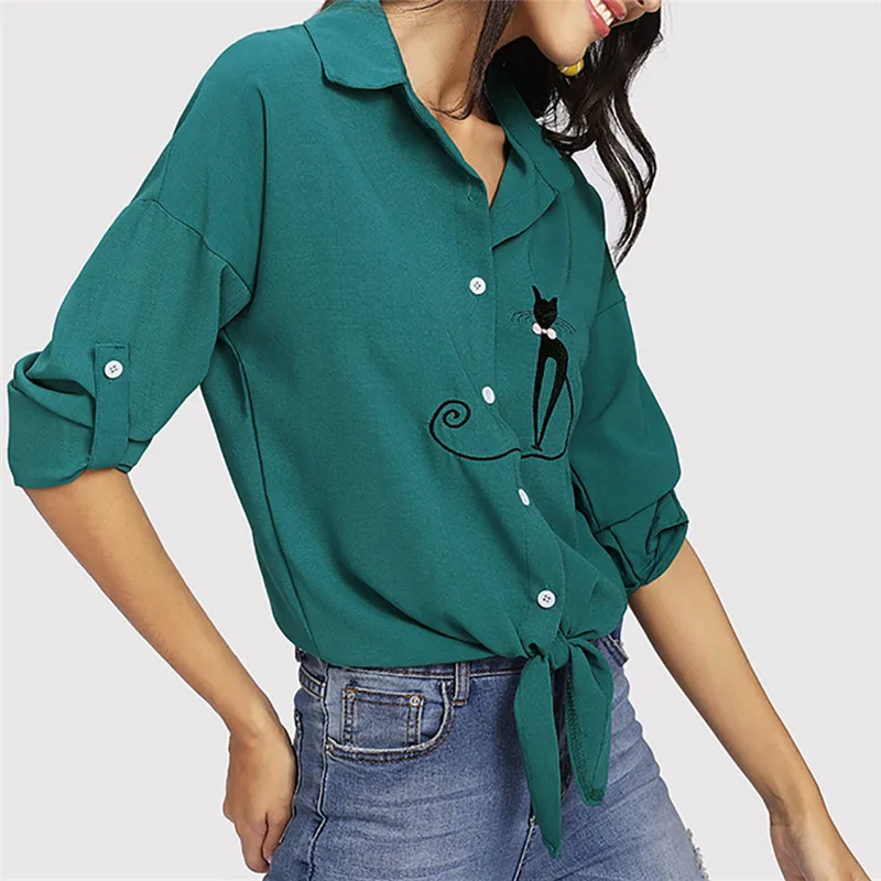 women new arrivals Cat Knotted tee shirt summer stripe t harajuku top harry styles friends femme manche longue cg | Женская одежда