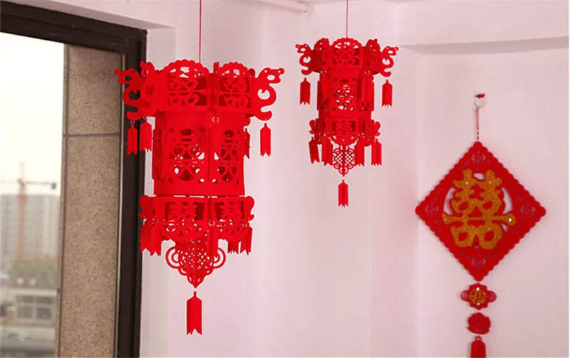 Фонарь s Свадебный китайский фонарь фестиваль свадебное украшение Lampion Летающий нетканый красный фонарь декоративная лампа огни DIY