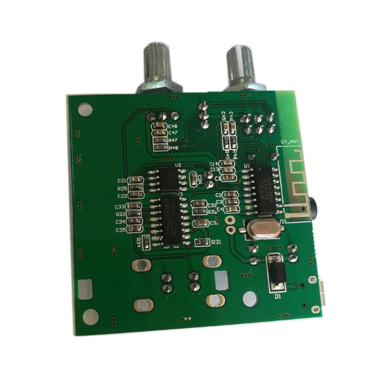 Nvarcher Bluetooth 5 0 усилитель сабвуфера Вт * 2 + 10 плата цифрового стерео усилителя 5V3A с