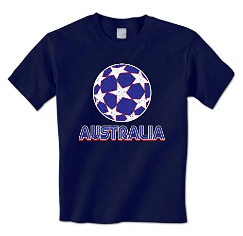 Австралия футбольных человек майка Мяч Мужская Футболка Со Звездами|men t-shirt|t-shirt