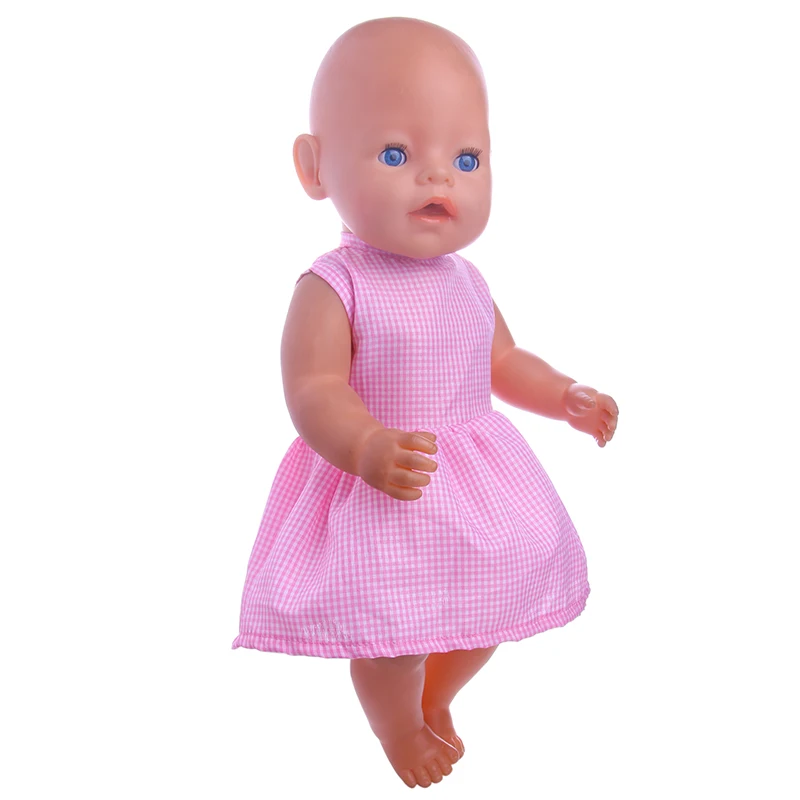 Кукла розовое платье для 18 дюймов американская кукла и 43 см детская нашего