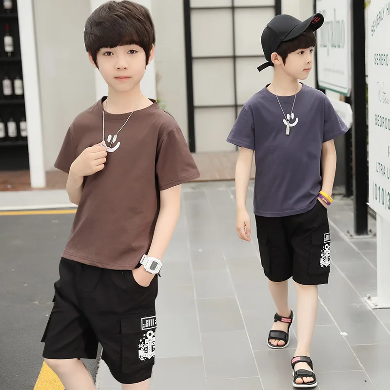 Коллекция 2019 года комплекты одежды для детей летняя одежда мальчиков детские