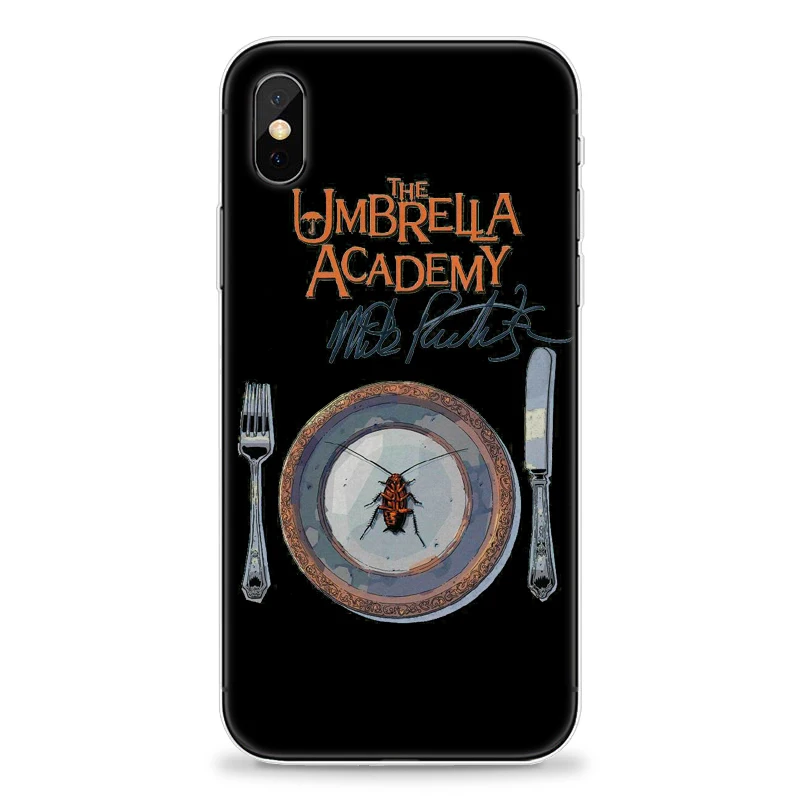 TPU Америка Webisode зонтик Academy Apocalypse Люкс чехол для iPhone 7 6 6S Plus 5s SE Мягкий силиконовый чехол для телефона 7 X XR MAX - Цвет: TPU