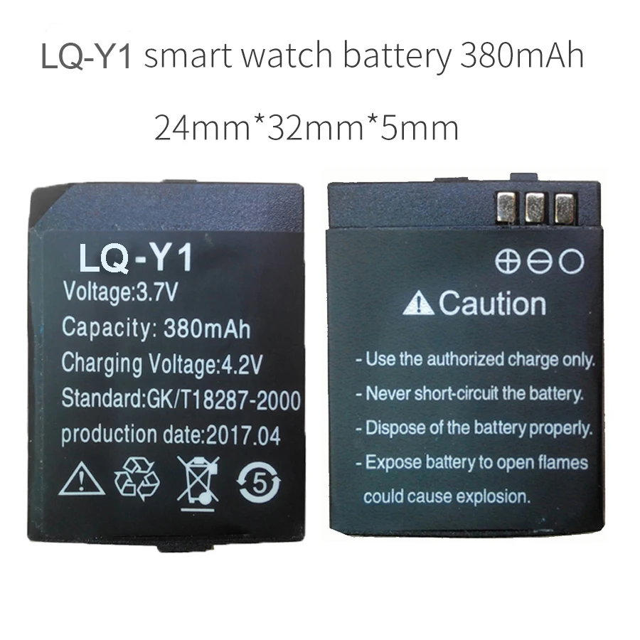 OCTelect LQ-Y1 Смарт-часы 380 мАч батарея для Y1 Смарт-часы телефон LQ-Y1 смарт-батарея