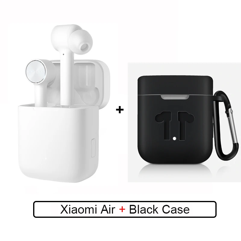 Air add Black Case Xiaomi Airdots Pro Mi Air TWSEJ01J беспроводные Bluetooth наушники HD шумоподавление сенсорное управление - Цвет: Air add Black Case