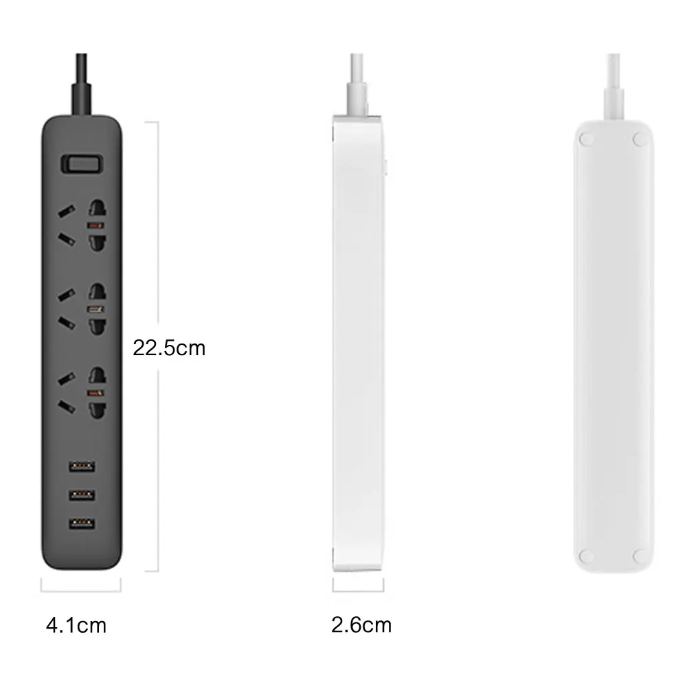 Умная USB розетка XiaoMi H25 устройство для быстрой зарядки с 3 портами 2 1 А зарядное