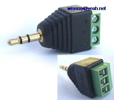DHL/EMS 250 шт. Стерео 2.5 мм Штекер Винт Аудио Терминал Binding Post для Headphones-A7 |