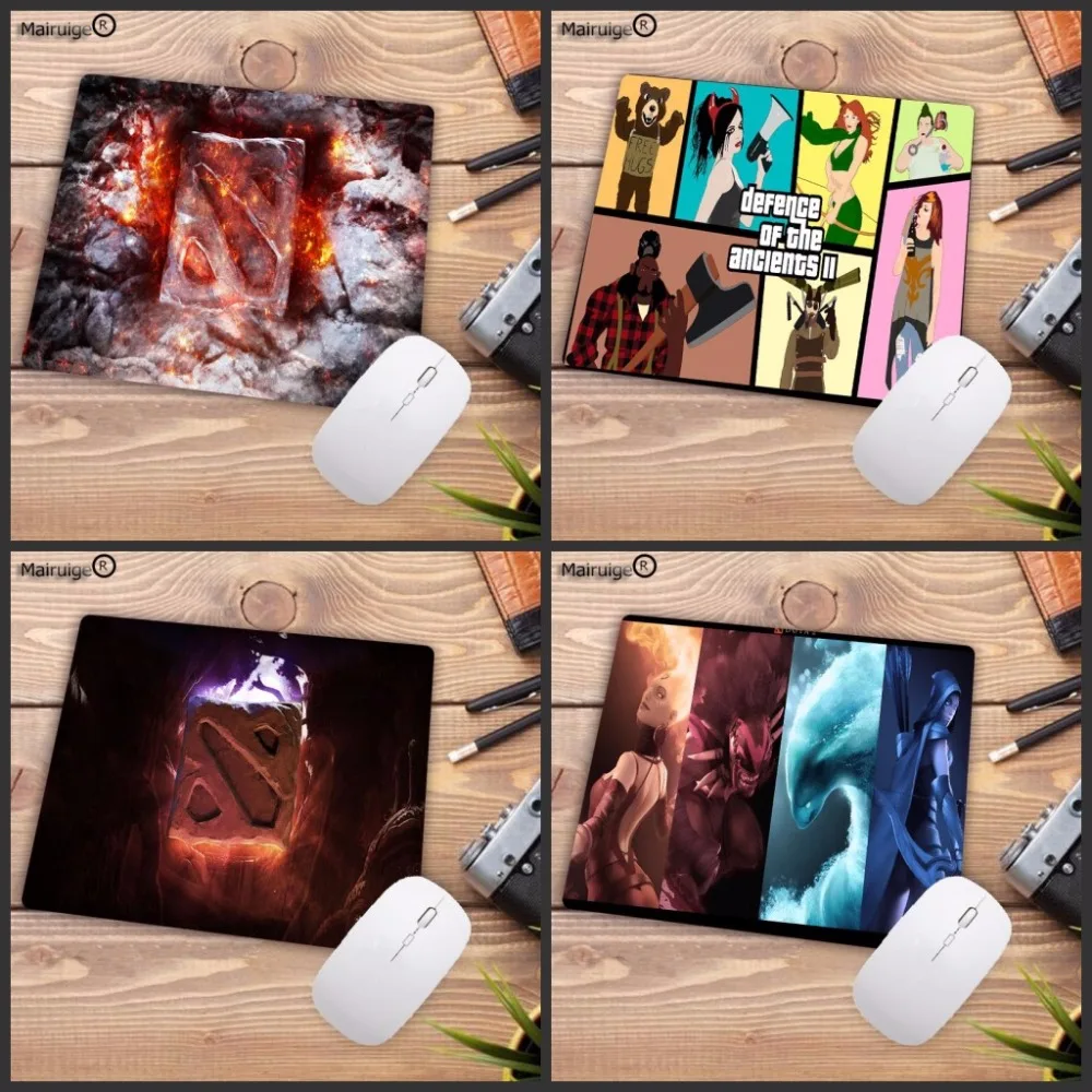 

Красивый высокоскоростной игровой коврик для мыши Mairuige с логотипом аниме Dota 2, размер 180*220 мм, большая акция для России