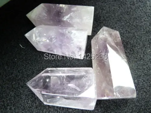 

NATURAL Amethyst quartz crystal WAND Point 137