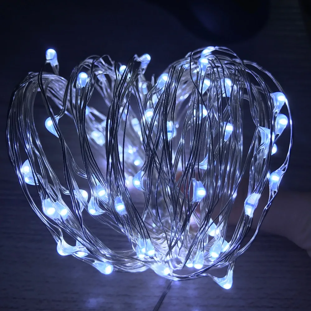 Светодиодная гирлянда 10 м 33 фута 100 светодиодов 5 В питание от USB|string lights|led string