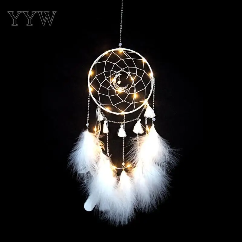 Ловец снов светодиодный светильник звездное небо перо Охотник вещество ветер