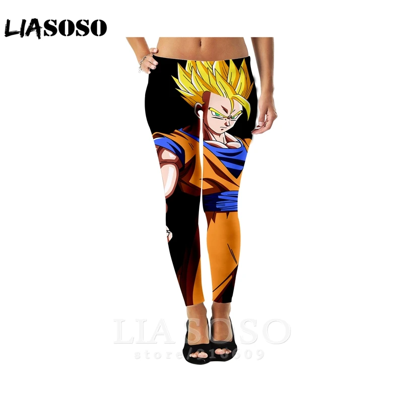 3d принт для мужчин и женщин Полная длина Dragon Ball z Gohan goku сексуальные пляжные леггинсы Harajuku спортивные брюки аниме брюки для бега E833