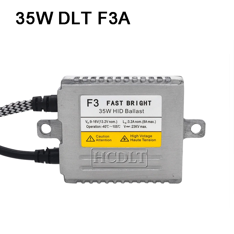 HCDLT оригинальный DLT F3 35 Вт HID балласт для автомобильных фар Yeaky Cnlight HeartRay Xenon набор