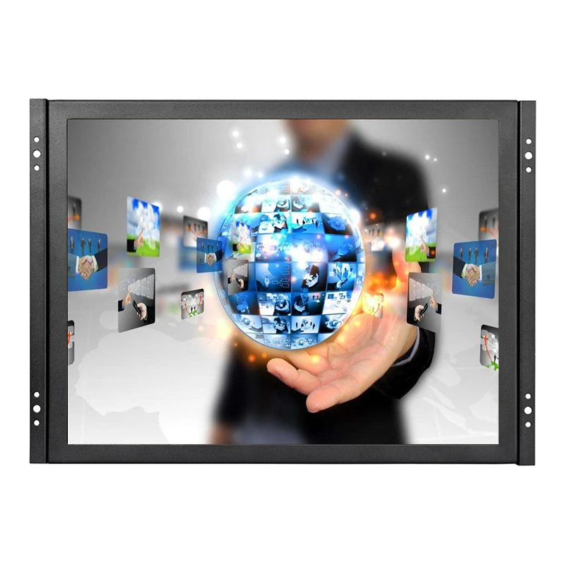 Günstig Günstige Touch-Monitor 15 Zoll Raspberry PI Touch POS Monitor Mit Resistiven Touchscreen AV BNC VGA HDMI USB Interface