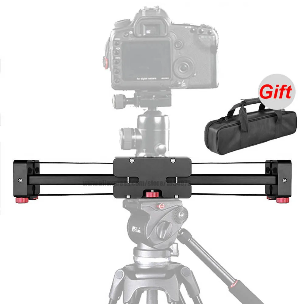 Новая портативная Регулируемая DSLR видеокамера 3/8 &quot слайдер 40 см двойное