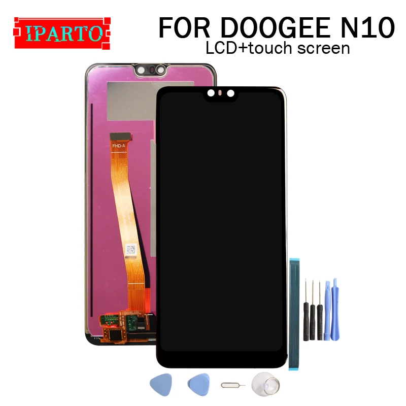 5 84 дюймов Для DOOGEE N10 ЖК дисплей + кодирующий преобразователь сенсорного экрана в