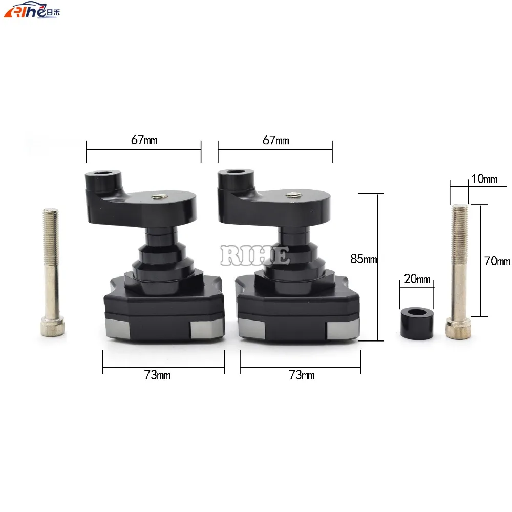 

Motorcycle CNC Aluminum Left and Right Frame Slider Anti CrashPads Engine Case Sliders Protector For Yamaha YZF600 R6 2008-2015