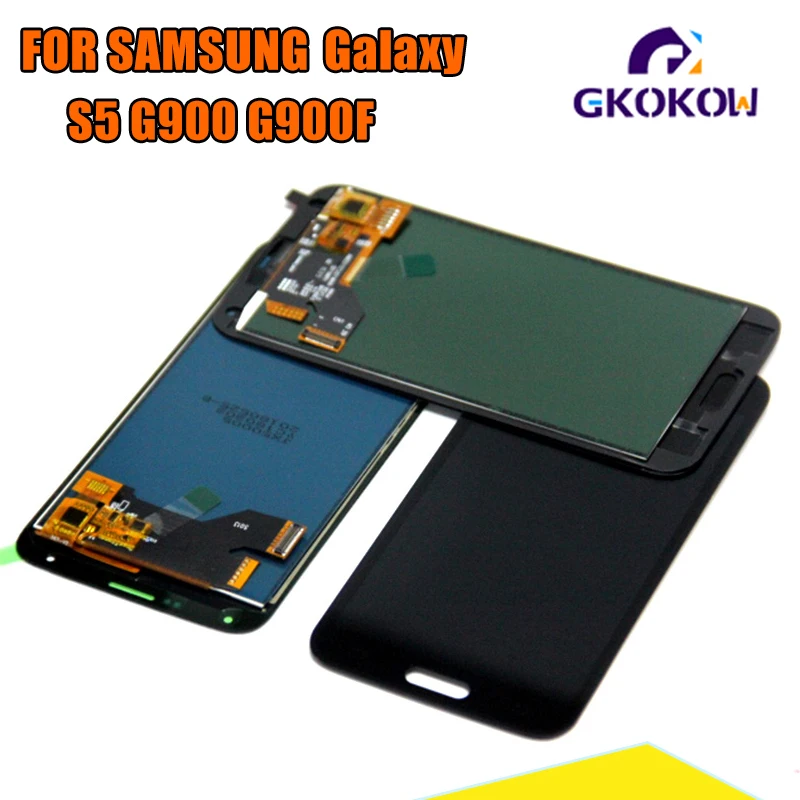 Для Samsung Galaxy S5 G900F G900 ЖК дисплей панель монитор модуль + сенсорный экран дигитайзер