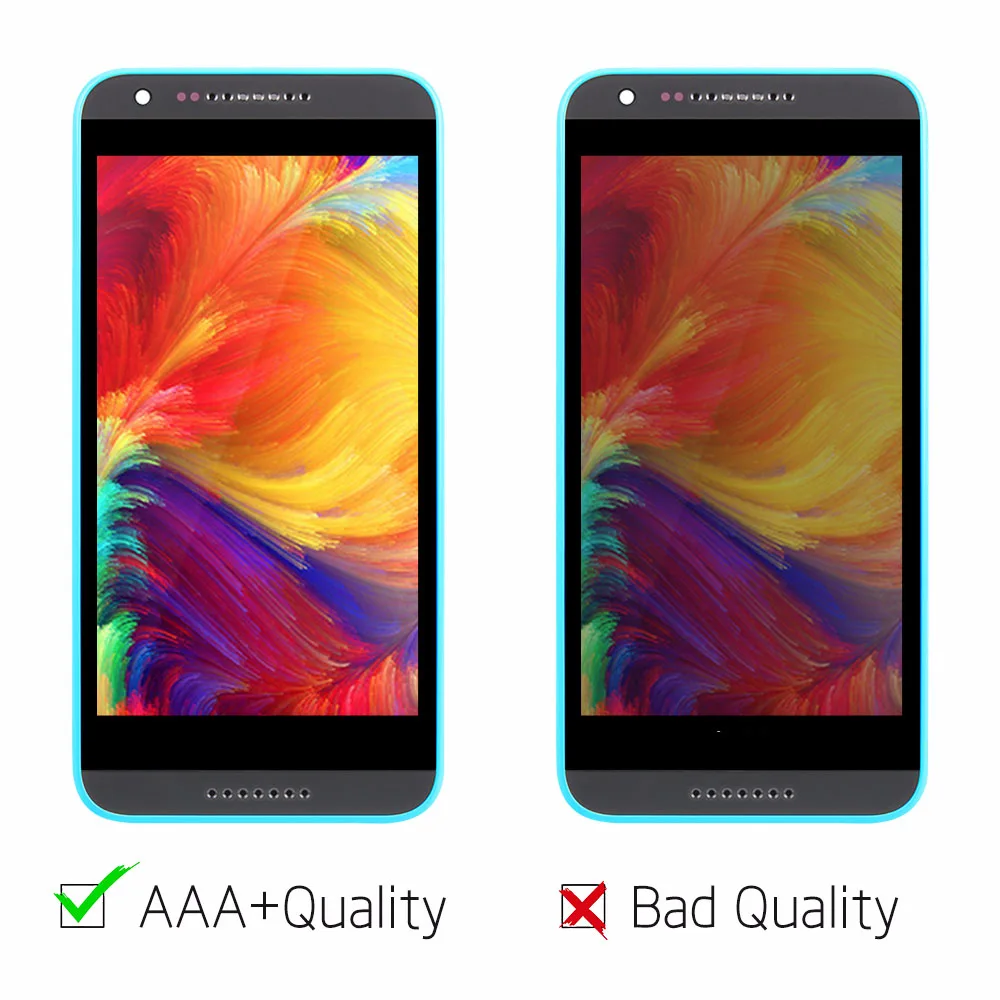 Оригинальный Для htc Desire 620G lcd сенсорный экран с рамкой для дисплей дигитайзер