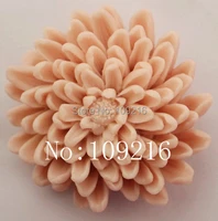wholesale 1pcs small chrysanthemumzx913 silicone handmade soap mold crafts diy mold soap moulds