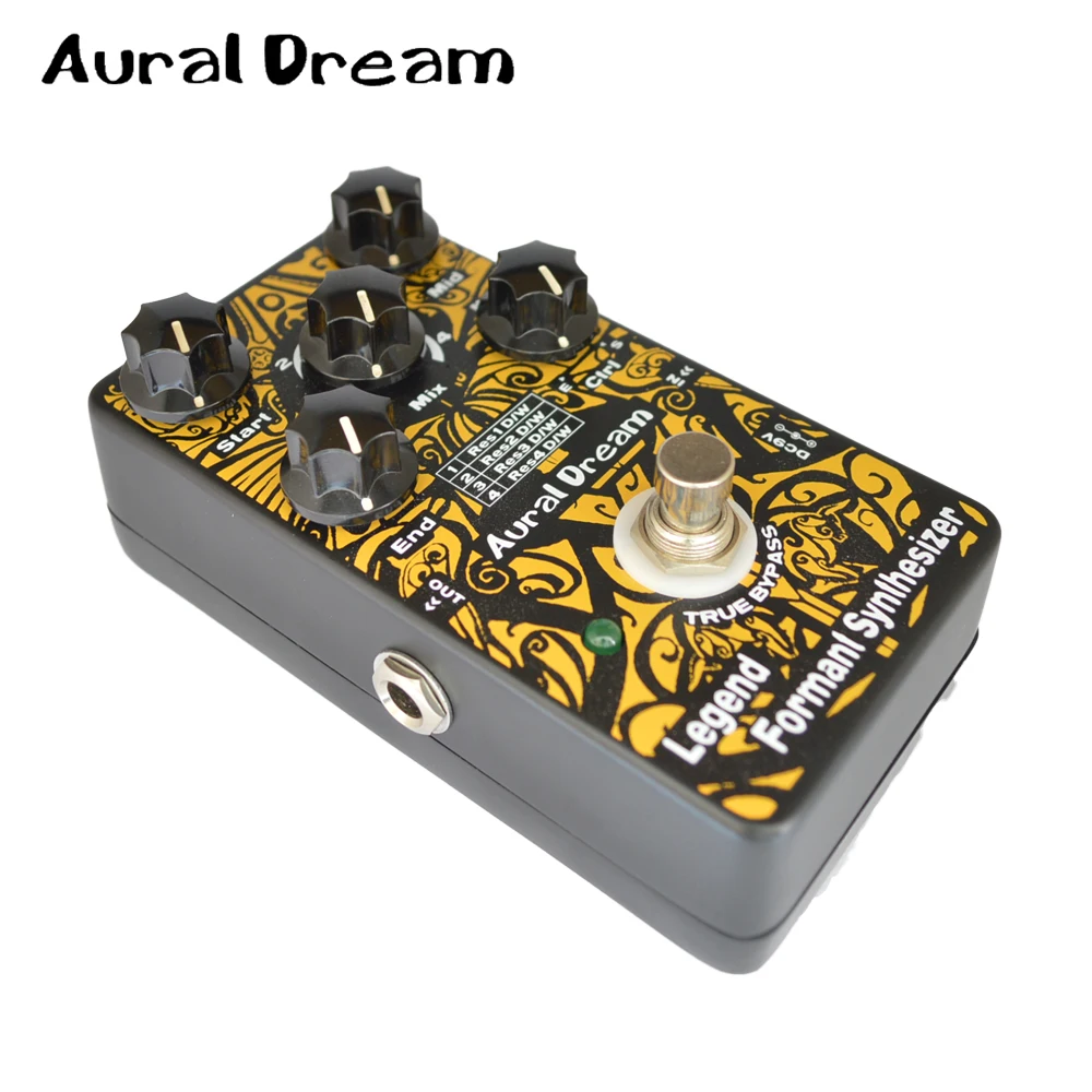 Aural Dream Legend Formant Synthesizer Guitar Effects Pedal with 3 Vowel(Front/central /Back ) and 4 Modes Dry / Wet Control | Спорт и