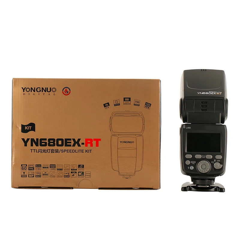 YONGNUO YN680EX-RT литиевых Flash ttl Скорость lite 2000 мАч батареи Беспроводной высоком 2 4 г 1/8000