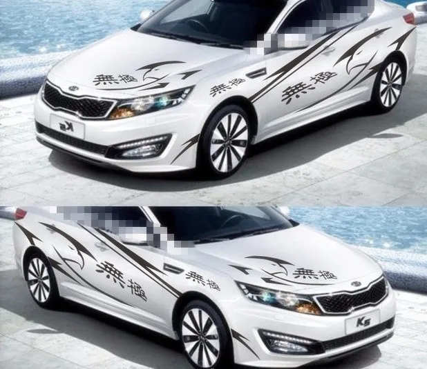 Автомобильный Стайлинг сделанный на заказ все наклейки кузов Водонепроницаемый