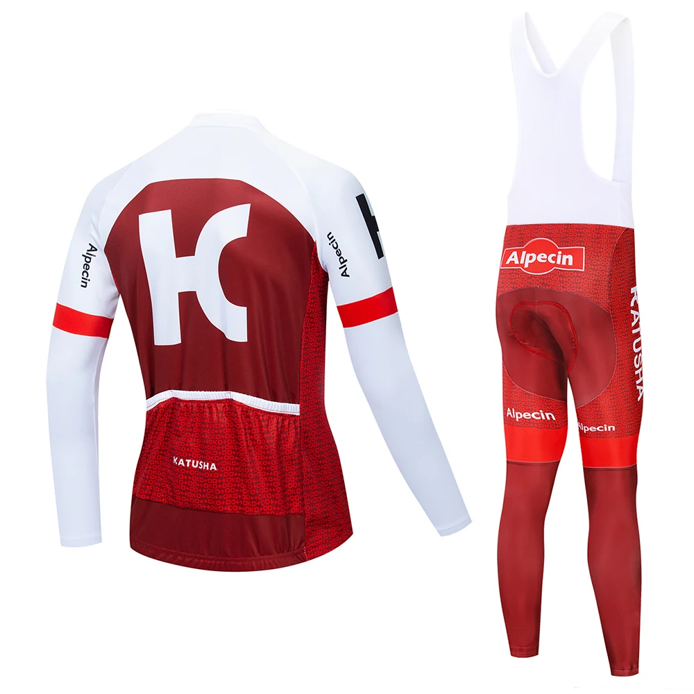 Катюша Весна легкий pro team длинный рукав Велоспорт Джерси набор MTB дышащий pro Джерси мейло ciclismo hombre брюки