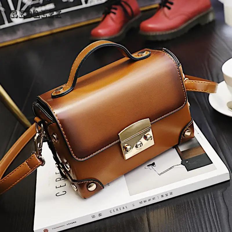 Новые модные сумки Crossbody сумка универсальная замок небольшой простой коробке Тип