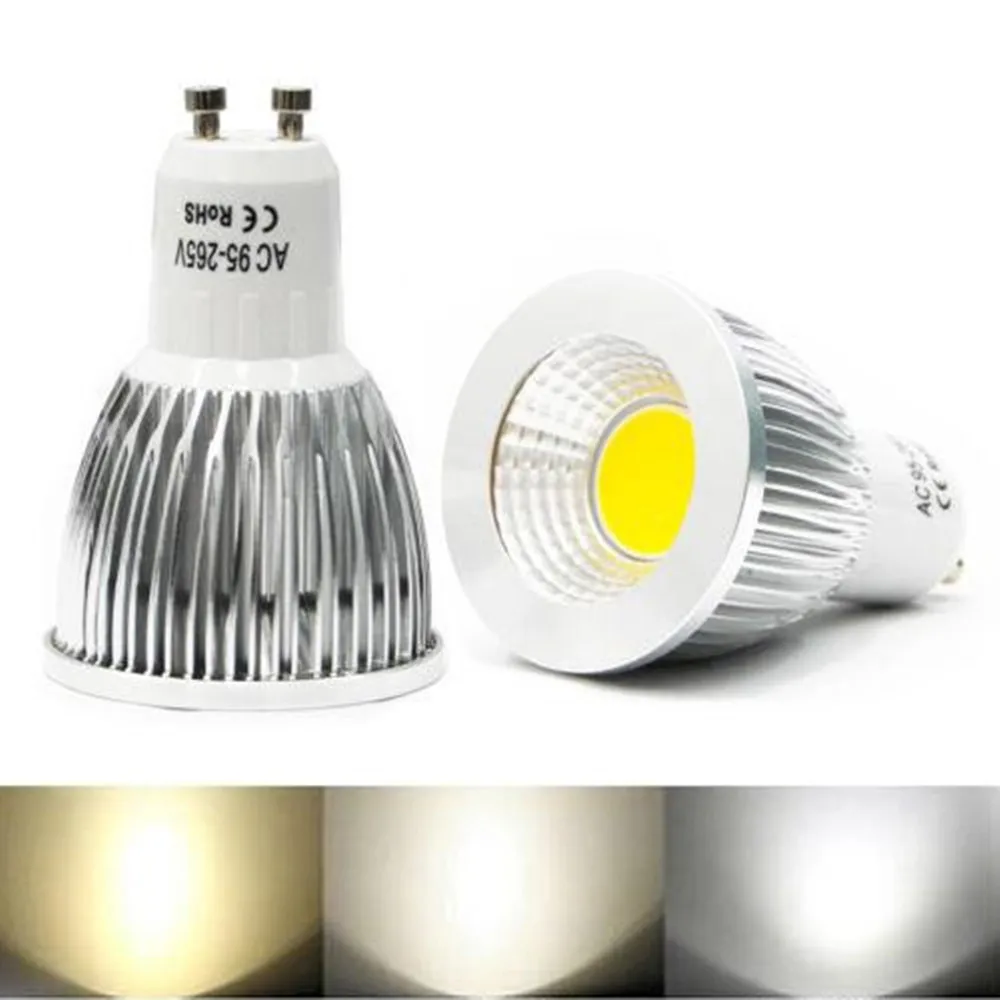 Светодиодный точечный светильник GU10 GU5.3 E27 MR16 Base AC85 265V DC12V 3 Вт 5W7W 9 светодиодный для