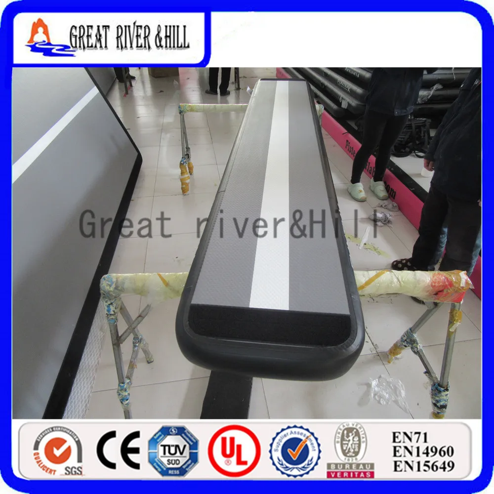 

3m length balance beam inflatable air flooring beam training air track for exercise with free pump 3m x 0.4m x 0.1m