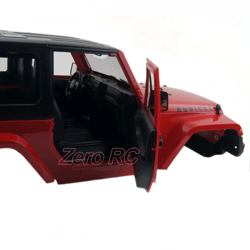 RC 1/10 масштаб красный твердый пластиковый JK JEEP WRANGLER резиновый корпус для RC4WD D90
