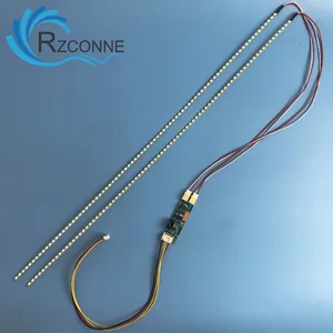 Светодиодный комплект световых лент 540 мм с регулируемой яркостью, обновленный светодиодный ЖК-дисплей CCFL 24 дюйма, можно разрезать на каждые 3 лампы