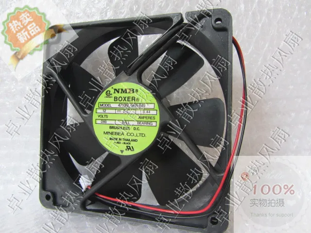 NMB-MAT 4710NL-04W-B49 D00 DC 12V 0.44A 120x120x25mm 2-wire Server Cooling Fan | Компьютеры и офис
