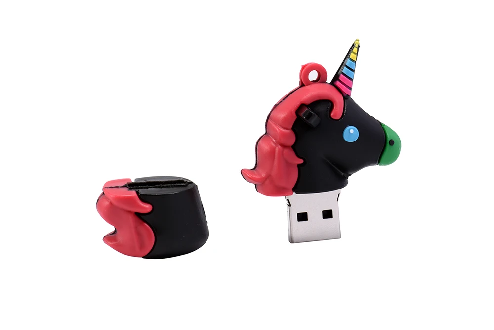 JASTER 3,0 Мультфильм Белый Единорог Миньон usb флэш-накопитель реальная емкость милый конский накопитель 4G 8G 16G 32G 64GB флэш-память U dis