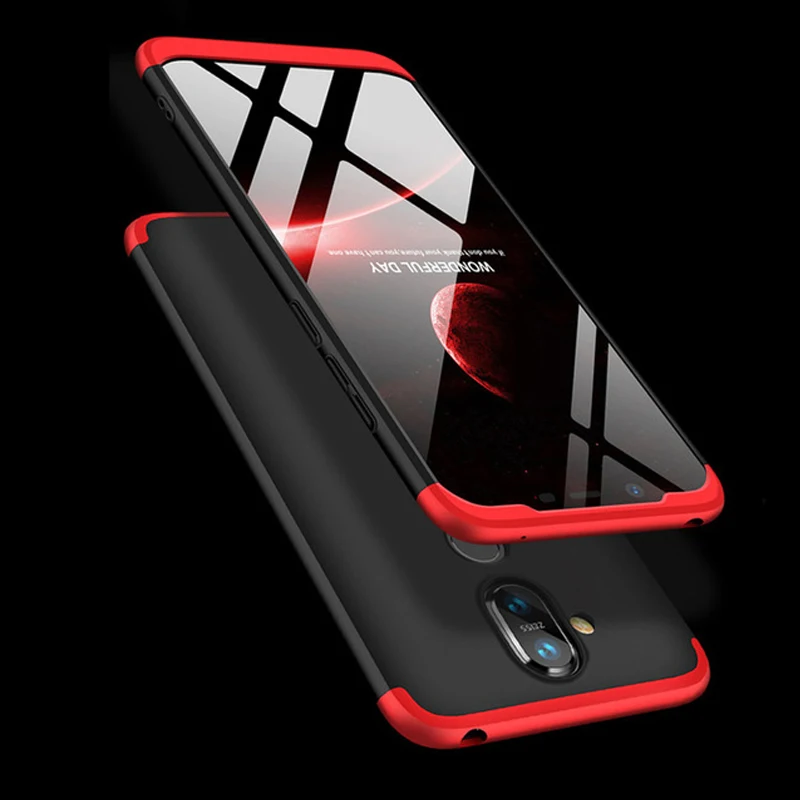 Для Nokia 7 Plus чехол 360 полная защита противоударный 3в1 для телефона 8 1X7 6 2018 |