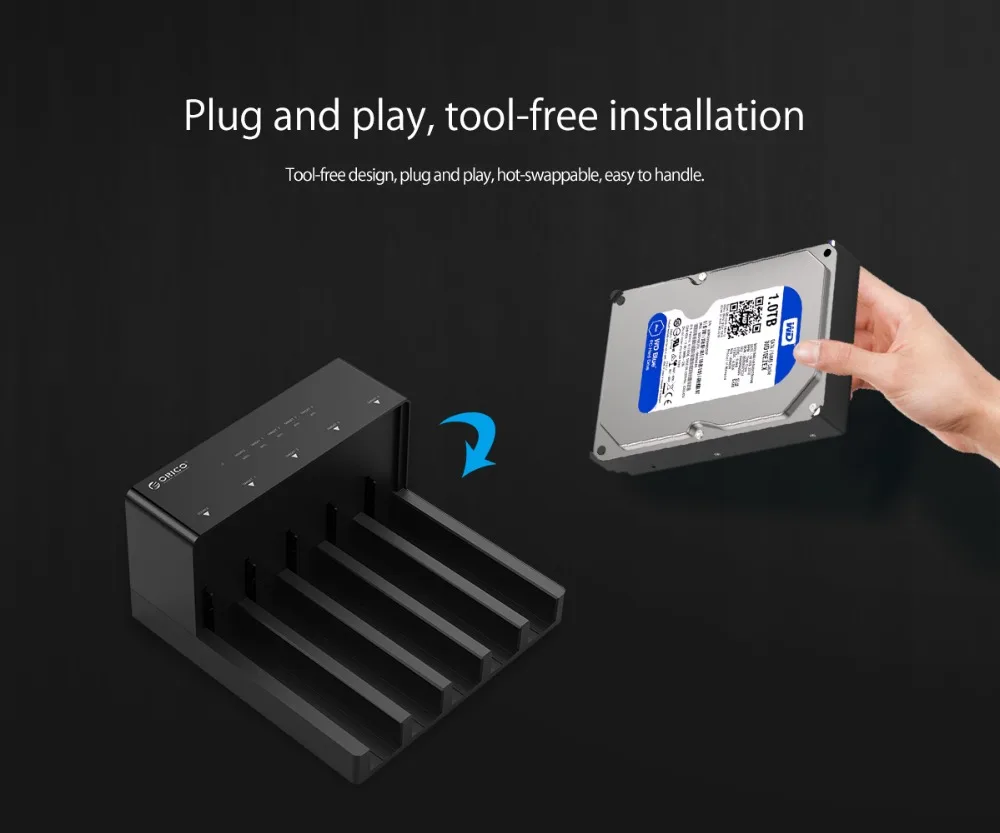 Док станция ORICO для 5 жестких дисков с USB 3 0 на Sata|Корпус жесткого диска| |