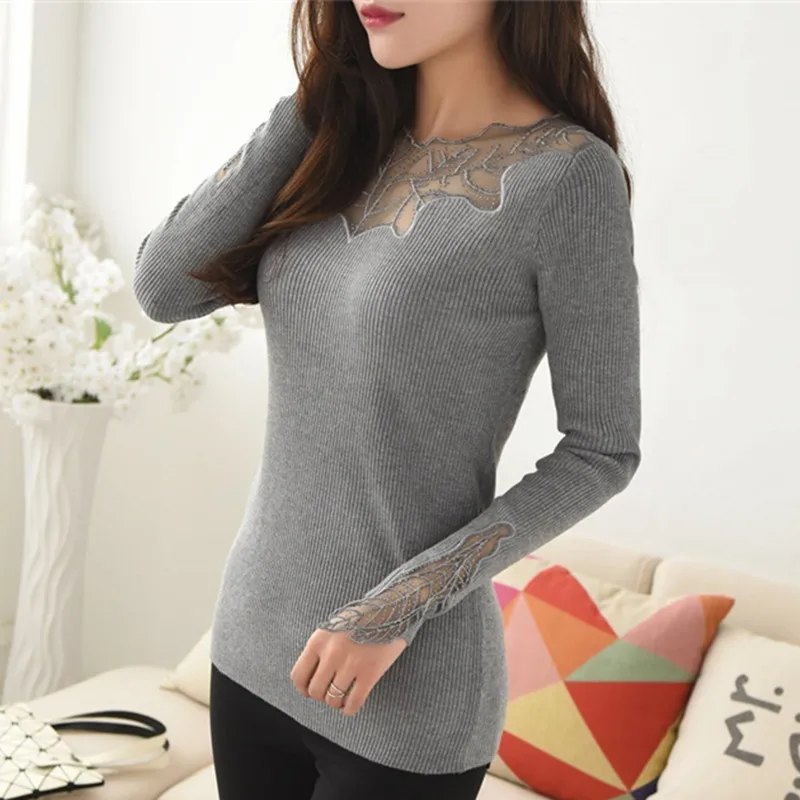 Женские пуловеры 2021 кашемировый сексуальный кружевной пуловер свитеры модные