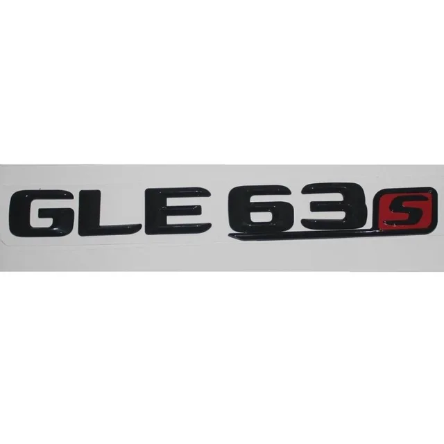 

1 шт. Бесплатная доставка ABS глянцевый черный GLE63S автомобильный значок эмблема наклейка с именной табличкой