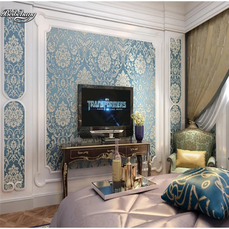 3D стереофонические обои из нетканого материала европейские бежевые видеообои