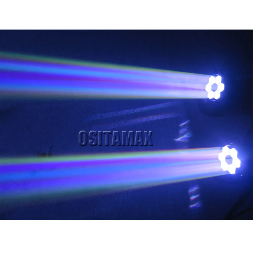4 фары/коробка dj lyre beam 6x15 Вт rgbw глаза пчелы движущиеся головы освещение диско