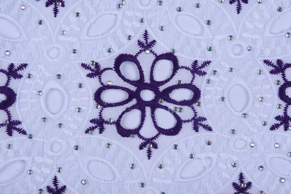 Pure Cotton African Dry Lace Fabric With Stones High Quality Nigerian Lace Fabric Swiss Voile Lace In Switzerland In Party A1654