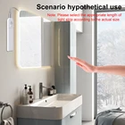 WENNI макияж светодиодный свет движения сенсор лампы PIR светодиодные ленты водостойкий туалетный столик 5 в Vanity зеркальная С