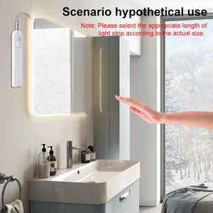 WENNI макияж светодиодный свет движения сенсор лампы PIR светодиодные ленты водостойкий туалетный столик 5 в Vanity зеркальная С