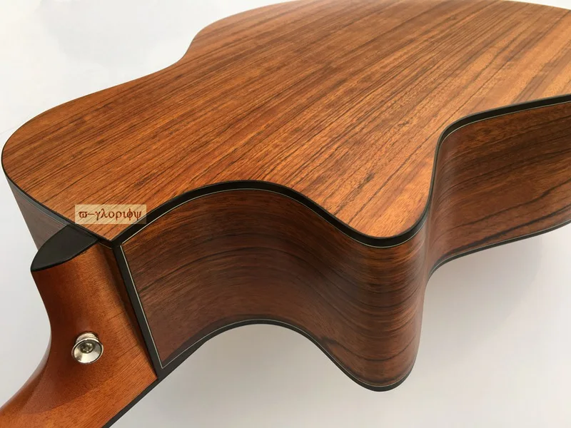 Hickory wood 41 дюймов Акустическая Электрогитара с эквалайзером с микрофоном beat board функция sunburst Цвет