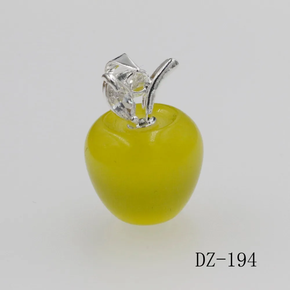 Кулон женский из серебра 925 пробы с яблоком и опалом | Украшения аксессуары