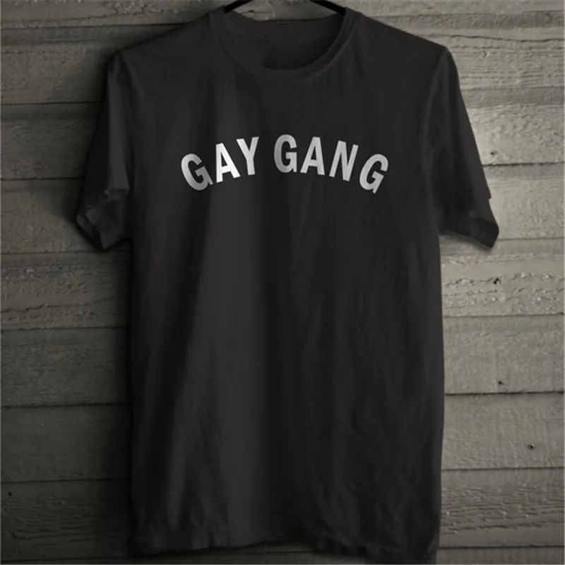 Gay Gang футболка для людей нетрадиционной ориентации будущее гей короткий рукав