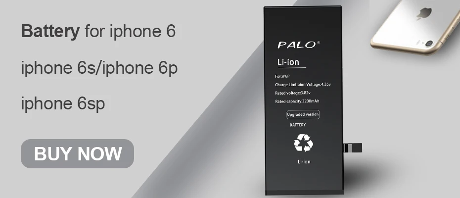 Palo аккумулятор для мобильного телефона iPhone 6S Plus замена батарея высокой емкости Внутренняя батарея для iPhone 6S plus