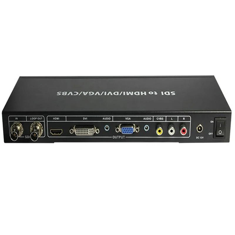SDI 3G к HDMI DVI VGA AV конвертер усилитель скалер с петлей выход ко всем конвертер|sdi to