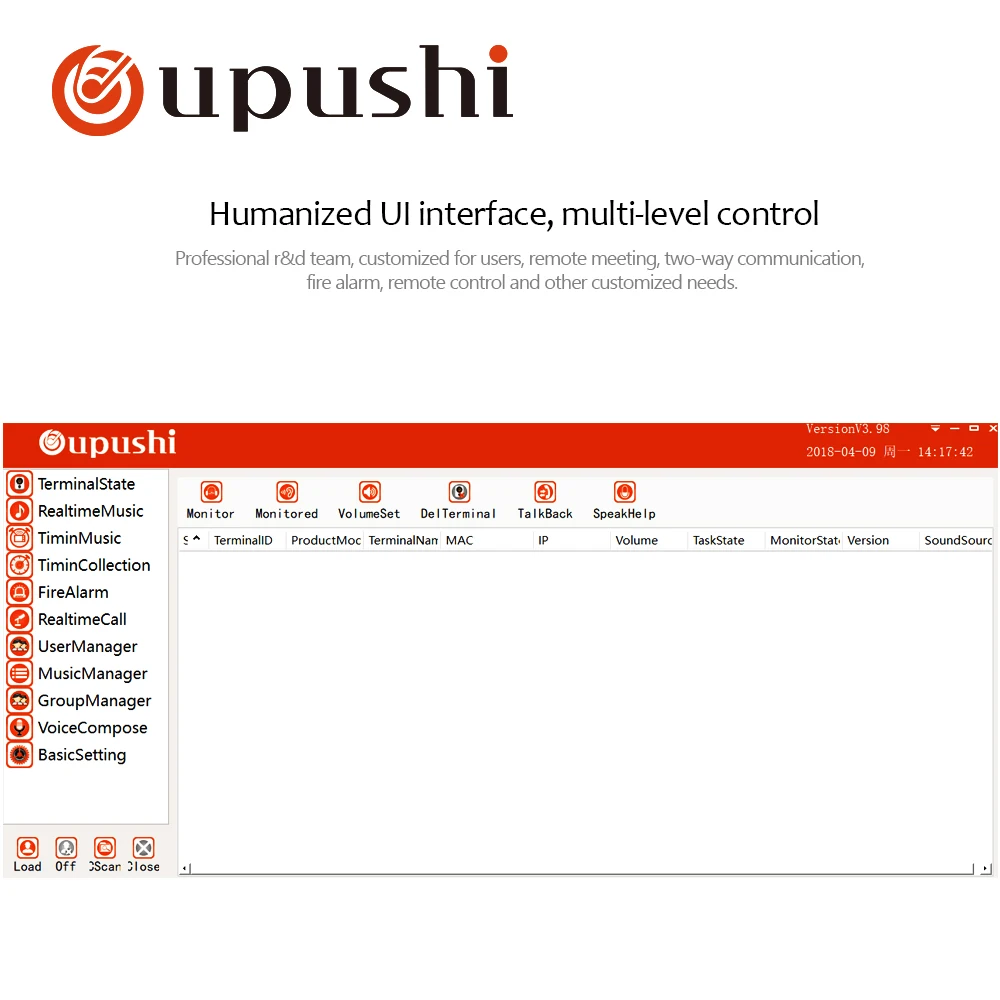 Oupushi новейший IP Интернет-динамик для инженерного проекта уличные